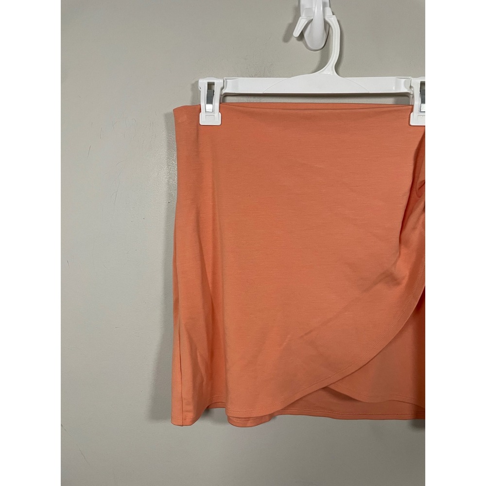 Aritzia Wilfred Saturn Mini Wrap Skirt in Sunfaded Coral Size Medium - Picture 4 of 7